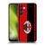 AC Milan Crest Red And Black Soft Gel Case for Samsung Galaxy A25 5G