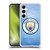 Manchester City Man City FC Badge Geometric Blue Full Colour Soft Gel Case for Samsung Galaxy A55 5G