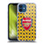 Arsenal FC Logos Bruised Banana Soft Gel Case for Apple iPhone 12 / iPhone 12 Pro