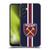 West Ham United FC Crest Stripes Soft Gel Case for Samsung Galaxy A25 5G