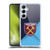 West Ham United FC Crest Blue Gradient Soft Gel Case for Samsung Galaxy A55 5G