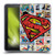 Superman DC Comics Comicbook Art Oversized Logo Soft Gel Case for Amazon Fire 7 2022