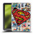 Superman DC Comics Comicbook Art Oversized Logo Soft Gel Case for Amazon Fire HD 8/Fire HD 8 Plus 2020