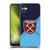 West Ham United FC Crest Blue Gradient Soft Gel Case for Samsung Galaxy M04 5G / A04e