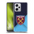 West Ham United FC Crest Blue Gradient Soft Gel Case for Xiaomi Redmi Note 12 Pro+ 5G