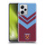 West Ham United FC Crest Graphics Arrowhead Lines Soft Gel Case for Xiaomi Redmi Note 12 Pro+ 5G