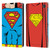 Superman DC Comics Logos Classic Costume Leather Book Wallet Case Cover For Amazon Fire 7 2022