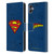 Superman DC Comics Logos Distressed Leather Book Wallet Case Cover For Samsung Galaxy A05