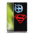 Superman DC Comics Logos Black And Red Soft Gel Case for OnePlus 12R