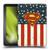 Superman DC Comics Logos U.S. Flag Soft Gel Case for Amazon Fire HD 8/Fire HD 8 Plus 2020