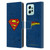 Superman DC Comics Logos Distressed Leather Book Wallet Case Cover For Xiaomi Redmi 12
