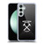 West Ham United FC Hammer Marque Kit Black & White Gradient Soft Gel Case for Samsung Galaxy S23 FE 5G