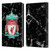 Liverpool Football Club Marble Black Crest Leather Book Wallet Case Cover For Amazon Fire 7 2022