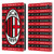 AC Milan Art Sempre Milan 1899 Leather Book Wallet Case Cover For Amazon Fire 7 2022