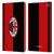 AC Milan Crest Red And Black Leather Book Wallet Case Cover For Amazon Fire Max 11 2023