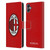 AC Milan Crest Full Colour Red Leather Book Wallet Case Cover For Samsung Galaxy A05