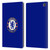 Chelsea Football Club Crest Plain Blue Leather Book Wallet Case Cover For Amazon Fire Max 11 2023