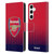 Arsenal FC Crest 2 Fade Leather Book Wallet Case Cover For Samsung Galaxy S24+ 5G