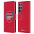 Arsenal FC Crest 2 Full Colour Red Leather Book Wallet Case Cover For Samsung Galaxy S24 Ultra 5G