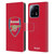 Arsenal FC Crest 2 Full Colour Red Leather Book Wallet Case Cover For Xiaomi 13 Pro 5G