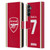 Arsenal FC 2023/24 Players Home Kit Bukayo Saka Leather Book Wallet Case Cover For Samsung Galaxy A05s