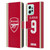 Arsenal FC 2023/24 Players Home Kit Gabriel Jesus Leather Book Wallet Case Cover For Xiaomi Redmi 12