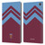 West Ham United FC Crest Graphics Arrowhead Lines Leather Book Wallet Case Cover For Amazon Fire Max 11 2023