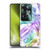 Nature Magick Tropical Palm Leaves On Marble Rainbow Leaf Soft Gel Case for OPPO Reno11 F 5G / F25 Pro 5G