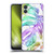 Nature Magick Tropical Palm Leaves On Marble Rainbow Leaf Soft Gel Case for Samsung Galaxy M04 5G / A04e