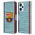 FC Barcelona 2023/24 Crest Kit Third Leather Book Wallet Case Cover For Xiaomi Redmi Note 12T