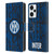 Fc Internazionale Milano Patterns Snake Wordmark Leather Book Wallet Case Cover For Xiaomi Redmi Note 12T