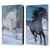 Simone Gatterwe Horses Freedom In The Snow Leather Book Wallet Case Cover For Amazon Kindle 11th Gen 6in 2022