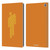 Billie Eilish Key Art Blohsh Orange Leather Book Wallet Case Cover For Amazon Fire HD 10 (2021)