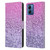 Monika Strigel Glitter Collection Lavender Pink Leather Book Wallet Case Cover For Motorola Moto G14
