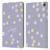 Monika Strigel Happy Daisy Lavender Leather Book Wallet Case Cover For Amazon Fire Max 11 2023