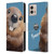 Animal Club International Faces Beaver Leather Book Wallet Case Cover For Motorola Moto G Stylus 5G 2023
