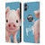 Animal Club International Faces Pig Leather Book Wallet Case Cover For Samsung Galaxy A05