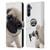 Animal Club International Faces Pug Leather Book Wallet Case Cover For Samsung Galaxy A05s