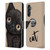 Animal Club International Faces Black Cat Leather Book Wallet Case Cover For Samsung Galaxy A24 4G / M34 5G
