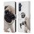 Animal Club International Faces Pug Leather Book Wallet Case Cover For Samsung Galaxy M54 5G