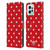 Animal Club International Patterns Polka Dots Red Leather Book Wallet Case Cover For Xiaomi Redmi 12