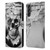 Riza Peker Skulls 6 Black And White 2 Leather Book Wallet Case Cover For Samsung Galaxy A24 4G / M34 5G