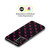 PLdesign Sparkly Flamingo Pink Pattern On Black Soft Gel Case for Samsung Galaxy S23 FE 5G
