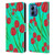 Grace Illustration Lovely Floral Red Tulips Leather Book Wallet Case Cover For Motorola Moto G14