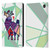 Grace Illustration Llama Cubist Leather Book Wallet Case Cover For Amazon Fire 7 2022