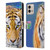 Aimee Stewart Animals Tiger Lily Leather Book Wallet Case Cover For Motorola Moto G Stylus 5G 2023