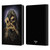 Alchemy Gothic Skull And Cards Reaper's Ace Leather Book Wallet Case Cover For Amazon Kindle Paperwhite 5 (2021)