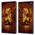 Tom Wood Fire Creatures Tiger Leather Book Wallet Case Cover For Amazon Fire Max 11 2023