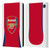 Arsenal FC 2024/25 Crest Kit Home Leather Book Wallet Case Cover For Amazon Fire 7 2022