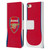 Arsenal FC 2024/25 Crest Kit Home Leather Book Wallet Case Cover For Apple iPhone 6 / iPhone 6s